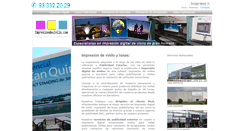 Desktop Screenshot of impresiondevinilo.com